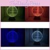 Star Wars Death Star 3d Led Night Light With Touch Control For Bedroom Decor