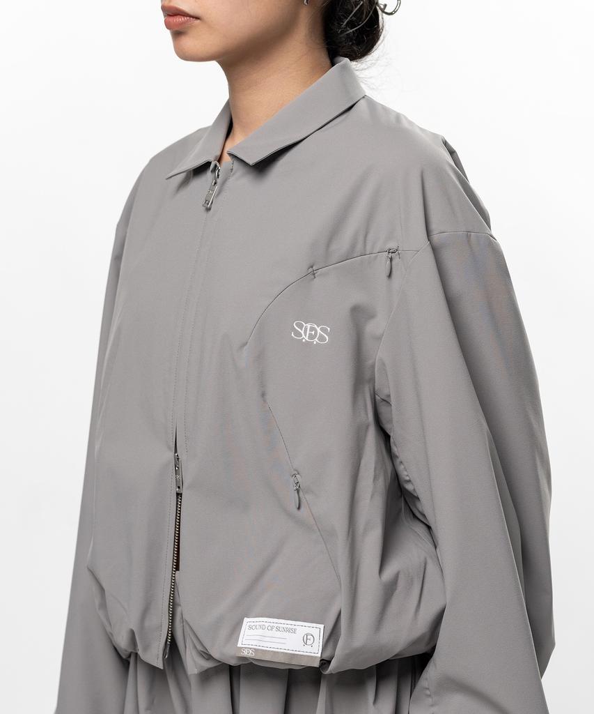 SOUND OF SUNRISE Solotex Balloon Jacket Light Grey