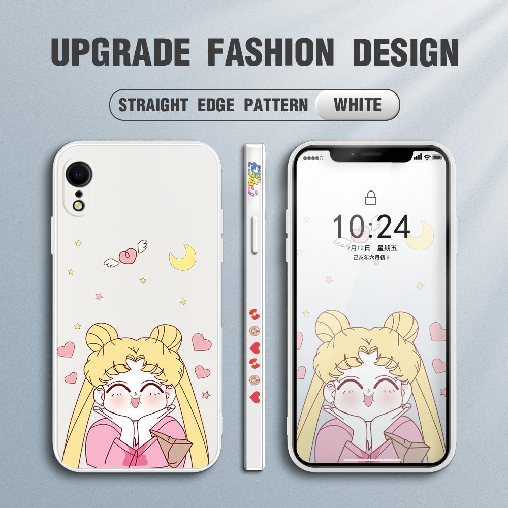 Чехол для телефона с милой девушкой из мультфильма для Redmi Xiaomi POCO Note 10 Pro 9 9A 9T 10C 8 7 11 Lite 5G X3 M3 с квадратным краем, мягкие защитные чехлы для полной камеры