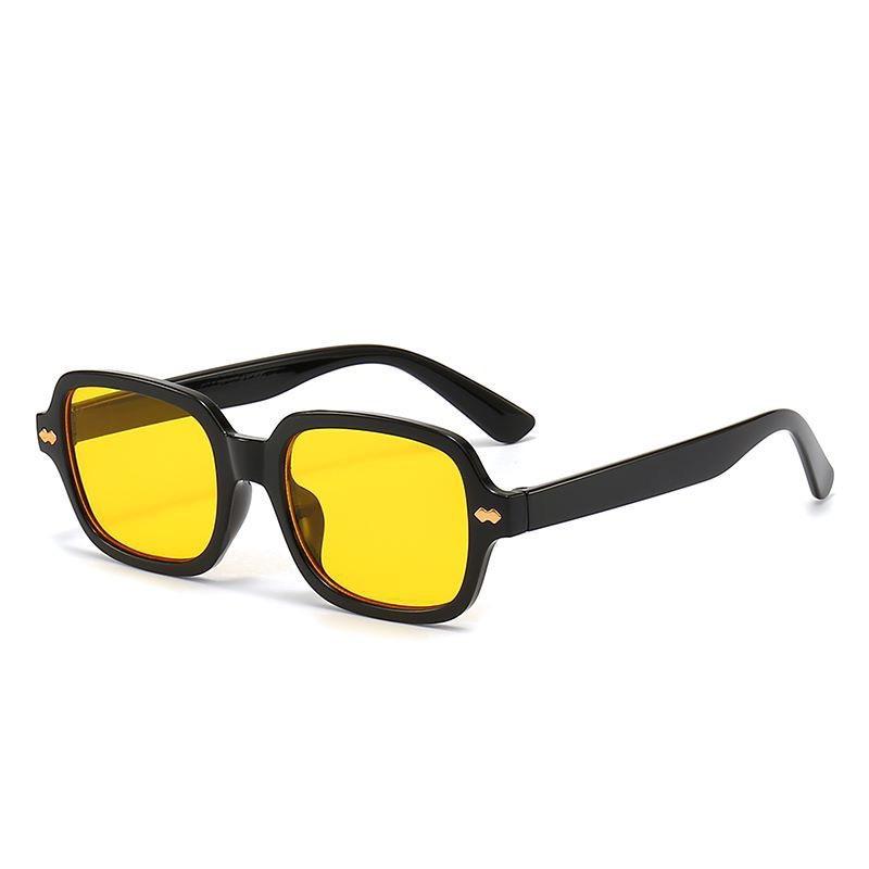 Retro Square Sunglasses Concave Street Shot Fashion Men'S And Women'S Trend Sunglasses