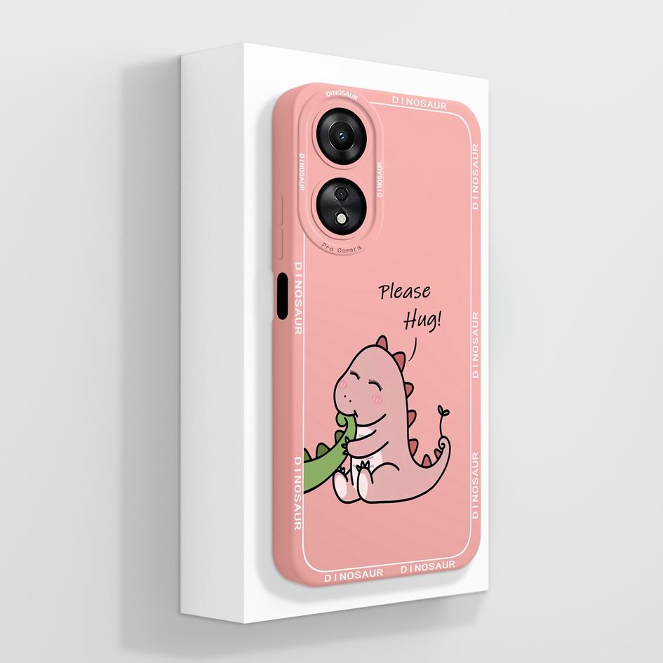 Для Oppo A58 A78 4G 5G чехол Роскошный модный противоударный противоударный противоударный квадратный матовый мягкий жидкий силиконовый протектор экрана для бамперов Oppo