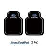 Car Floor Mats Auto Front and Rear Carpet Foot Mats with Rubber Backing For Subaru STI Forester Impreza Legacy Outback XV BRZ iuyh8