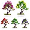 Искусственный бонсай Яркий, простой в уходе, цветной, декоративный, искусственная сосна, бонсай для дома