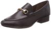 Finn Genuine Leather Bit Size E Loafers, 183-05-9256, Women's, Black, 23.5 Cm,