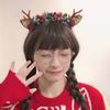 Make Up Flower Branch Hair Accessories Antlers Headband Korean Style Head Hoop Women Hair Band