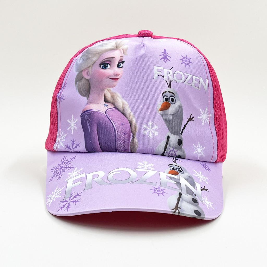 Baseball Character Frozen Hat With Breathable Polyester Material Protection Sun