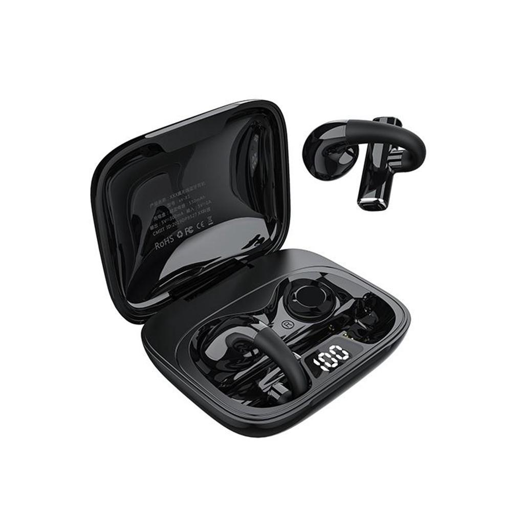 Беспроводная Bluetooth-гарнитура, наушники безболезненного ношения, наушники с тяжелыми басами, Hi-Fi объемный звук, сверхдолгий срок службы батареи