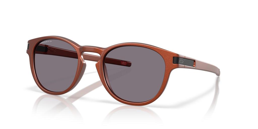 Солнцезащитные очки Oakley LATCH Матовая Огненно-оранжевая оправа Линзы Prizm Grey Поляризационные 53 мм 0OO9349 93495753