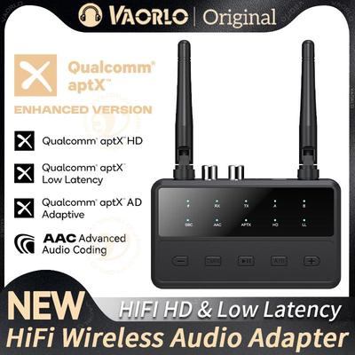 Настольный aptX-Adaptive AD/HD/LL AAC 2 в 1 Bluetooth аудио передатчик приемник 3,5 мм AUX RCA стерео HiFi музыкальный беспроводной адаптер
