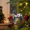 3D Лошадка-качалка, Елочное украшение, Праздничное подвесное украшение для елки