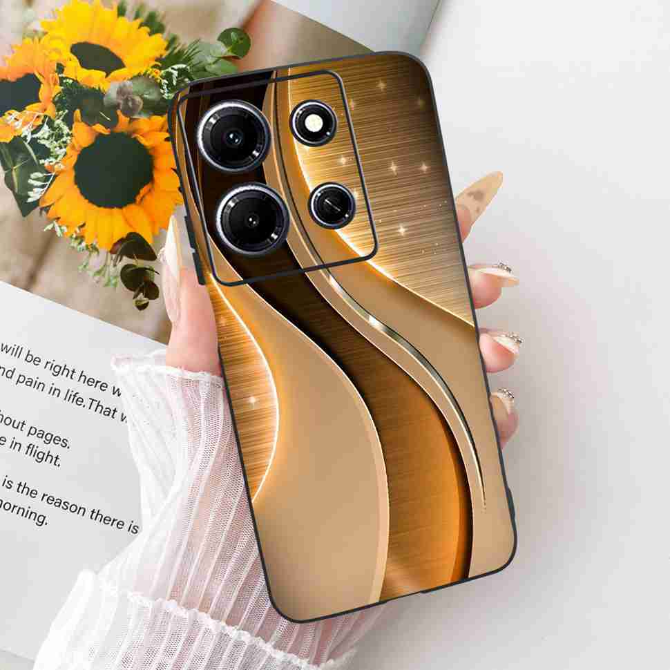 Чехол для телефона Infinix Note 30i X6716 Стильный окрашенный чехол для Infinix Note30i Note 30i Мягкий силиконовый ударопрочный чехол Fundas