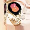 Новый роскошный металлический браслет звеньевой ремешок для Samsung Galaxy Watch 7 FE 5 Pro 4 6 classic band 44мм 40мм спортивный correa