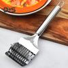 Супер ветровая нарезка для лапши, устойчивая к коррозии, острое круглое колесо, ручной резак для спагетти из нержавеющей стали для кухни