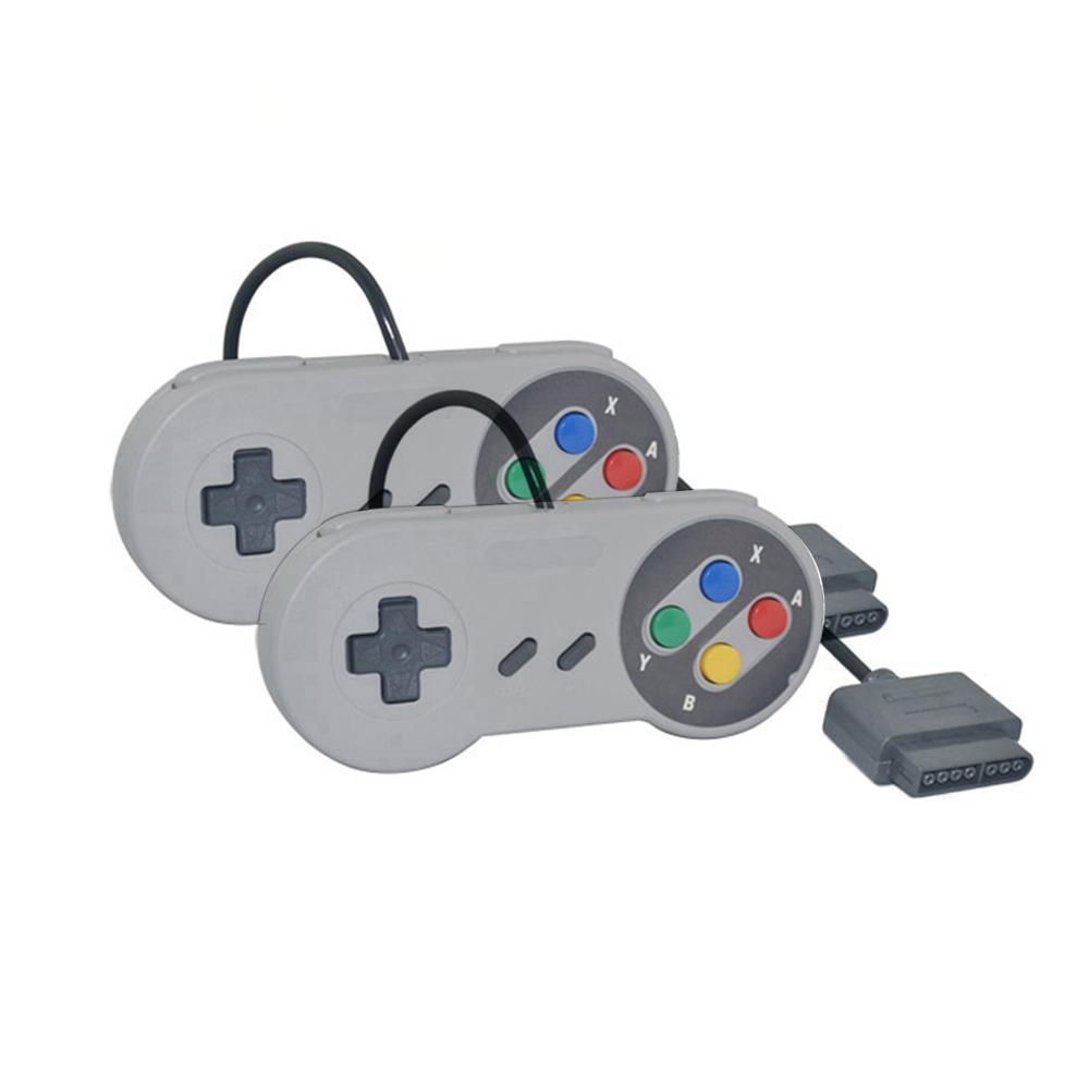 2 шт. Проводной игровой контроллер Геймпад для игровой консоли SNES Система Контроль Геймпад