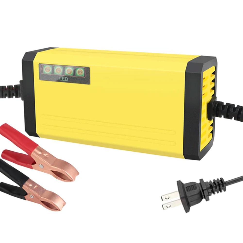 Автомобильное Мотоциклетное Зарядное Устройство 12v 2a Светодиодный Дисплей Зарядное Устройство Импульсное Восстановление Источник Питания Подходит Для Автомобиля Мотоцикла C6b9