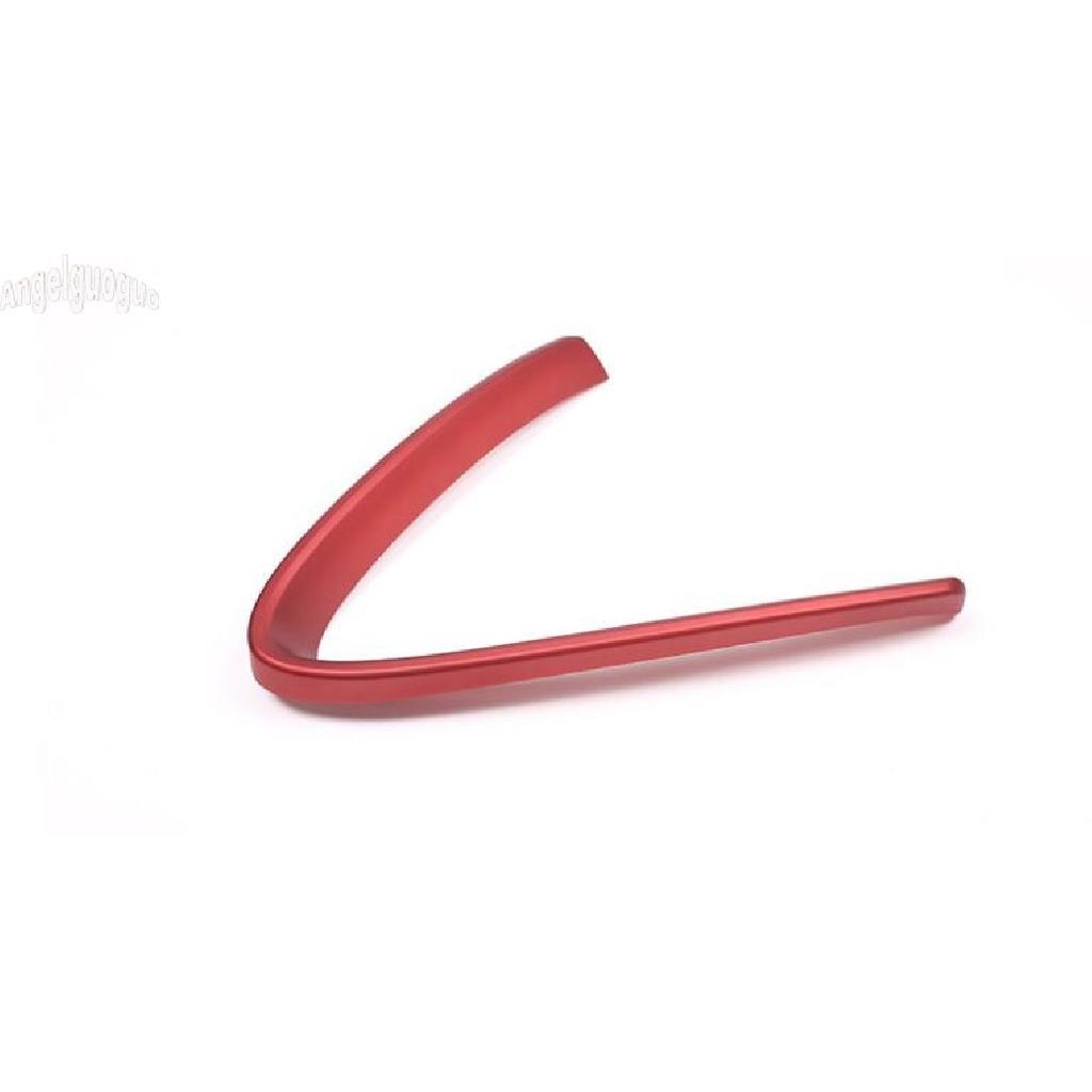 Для Alfa Romeo Giulia красные или карбоновые стильные решетки на голову автомобиля, V-образная рамка, декоративная отделка, наклейка с логотипом, Стайлинг