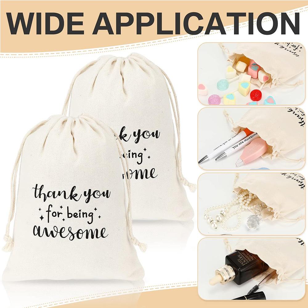 10 шт. Мешочки для украшений на шнурке, Мешочки для конфет, Свадебные, на день рождения, для детского праздника, пакеты для благодарности, пакеты для подарков на бизнес-вечеринку
