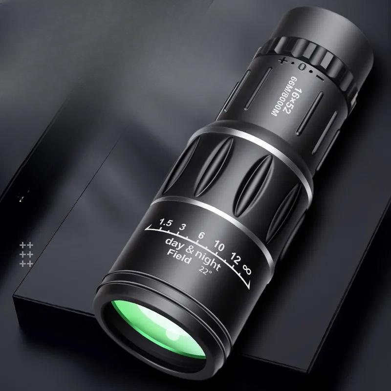 Портативные монокуляры для наружного использования, телескопы высокого разрешения с большой апертурой, большим увеличением, большим полем зрения, уличные телескопы ночного видения при слабом освещении