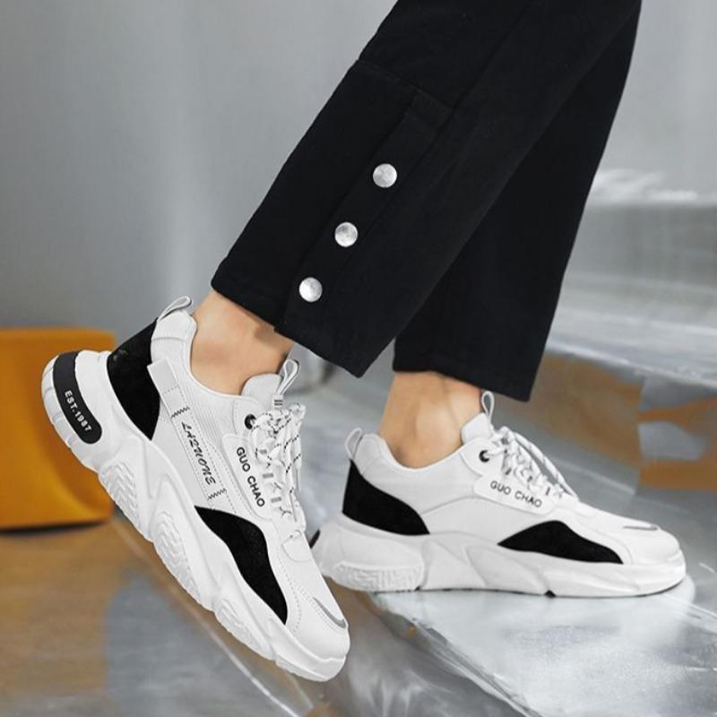 Модная весенняя дышащая мужская обувь Модные удобные спортивные кроссовки на платформе Old Dad Shoe Нескользящие износостойкие тренировочные кроссовки