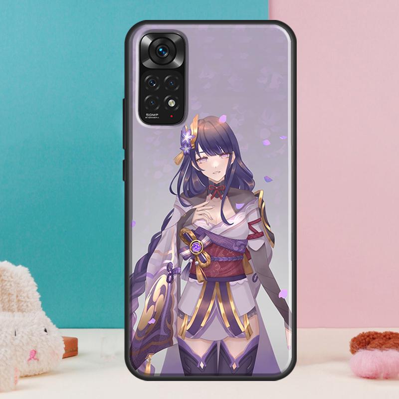 Чехол для игры Baal Genshin Impact для Xiaomi Redmi Note 14 13 Pro 12 11 9 10 9S 10S 11S 12S Redmi 14C 13C 10C 12C