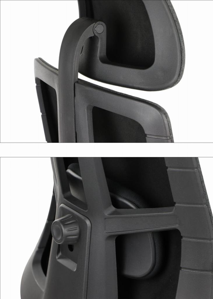 AKCENT/F graphite chrome office swivel chair