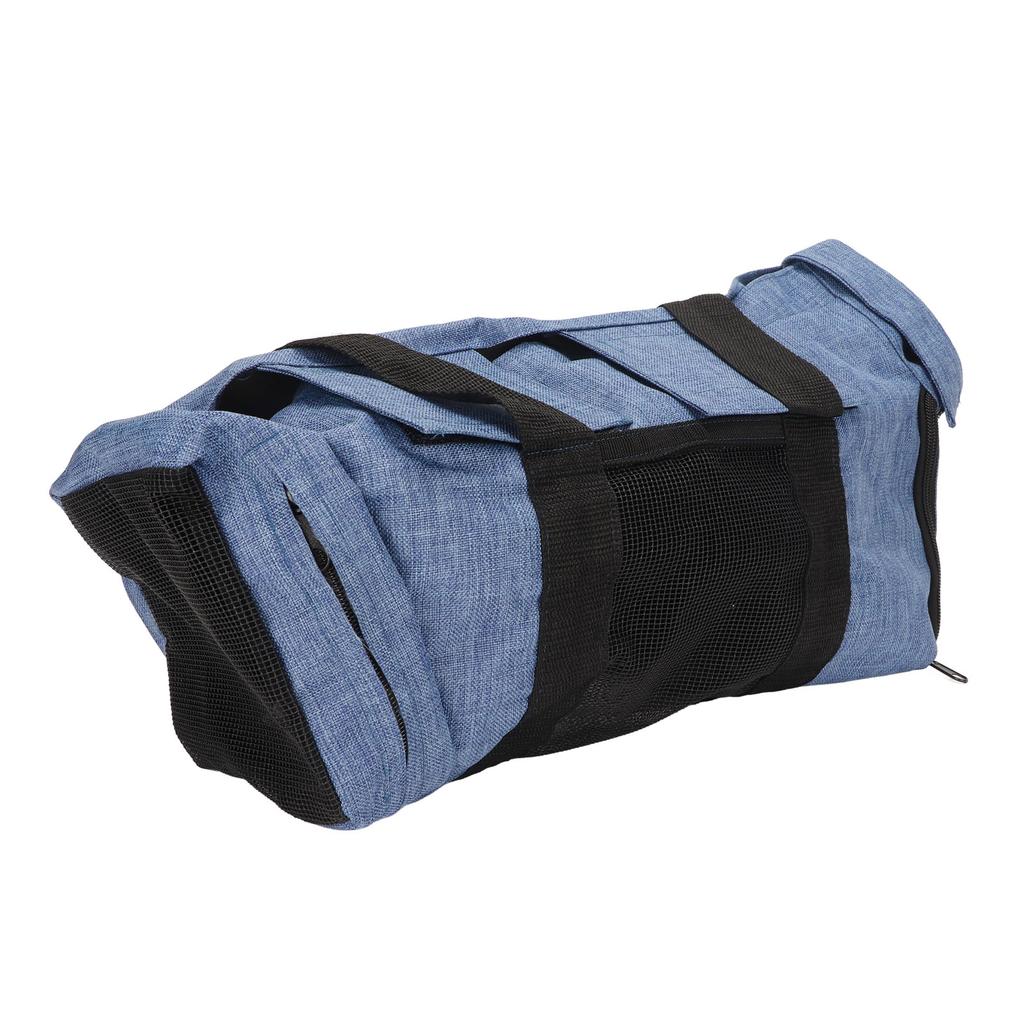 Cat Grooming Carry Bag Adjustable Neck Circumference Breathable Foldable Portable Pet Bathing Bag