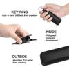 CaSZLUTION Чехол-органайзер из микрофибры и кожи для USB-флеш-накопителей - Держатель USB-флеш-накопителя с защитой от потери, Защитная крышка с брелоком, Маленький портативный чехол для хранения