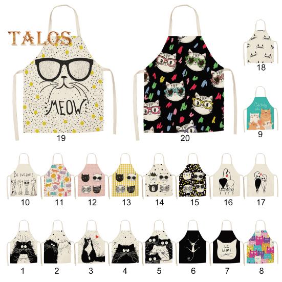 Kitchen Apron Breathable Good Woven Hard To Fade Unique Multi-use More Thicken Kitchen Apron for Home