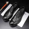 Британские ретро-туфли Mapi Derby для свадьбы Tide Brock, деловые повседневные кожаные туфли с гравировкой, мужские туфли большого размера Tide