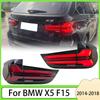BADZ9 4 шт. Светодиодный задний фонарь для автомобиля Для X5 F15 Светодиодные задние фонари 2014-2018 F15 Задний противотуманный стоп-сигнал Оранжевый указатель поворота Автомобильные аксессуары