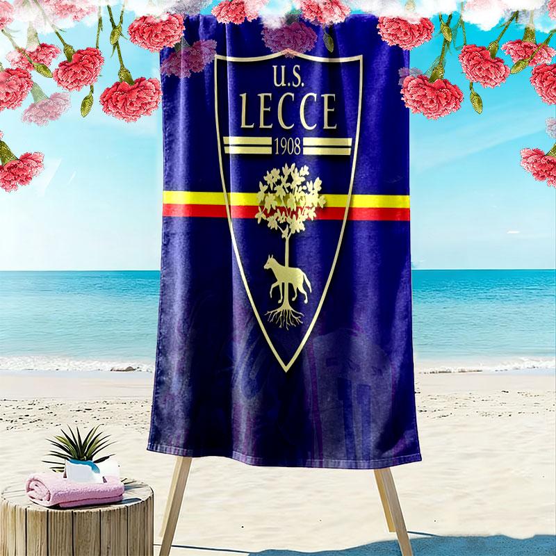 Lecce Heroes Print Beach Towel, Large Soft Quick Dry Towel for Beach Camping Swimming