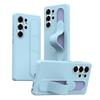 case for Samsung S26 S25 S24 S23 ultra silicone wristband Protective Case With stand Shock Proof Anti-Fingerprint Shock Proof