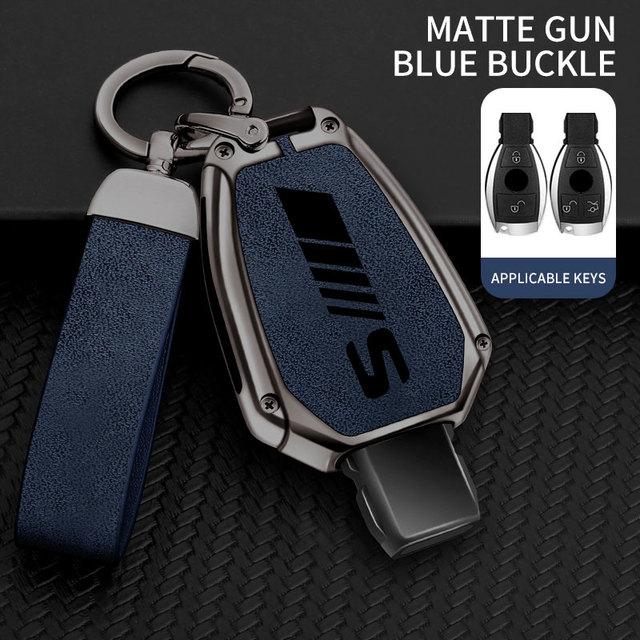 Чехол для ключей из цинкового сплава для Mercedes Benz S Class W221 W222 W223 S320 S350 S400 S450 S500, брелок для ключей Benz, аксессуары