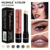 Shimmer Eyeshadow Stick Lipstick Стойкий водостойкий хайлайтер с мелким мерцанием, металлическим финишем - 2-в-1 для макияжа губ и глаз