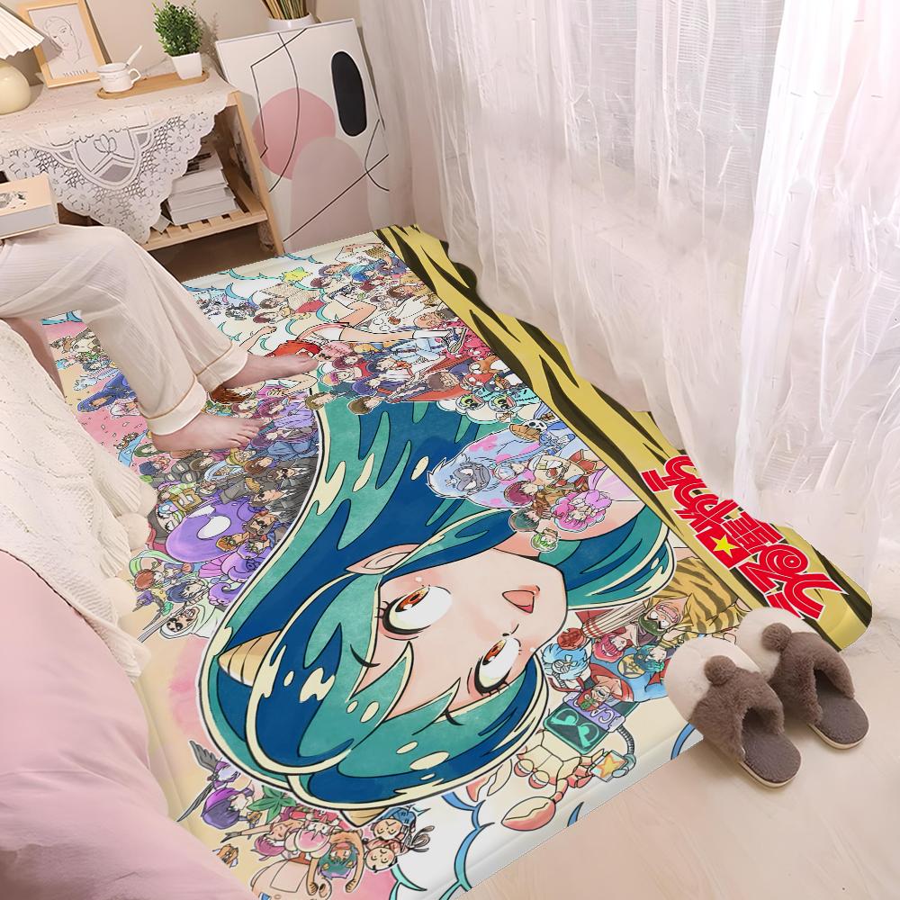 Urusei Yatsura Floor Mat Rectangle Anti-slip Home Soft Badmat Front Door Indoor Outdoor Mat Hotel Decor Mat