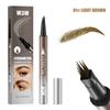Liquid Eyebrow Pen, Simulated Brow Effect, Long-Lasting, Fade-Resistant, Waterproof & Sweat-Proof, Smudge-Proof, 5 Colors Availa