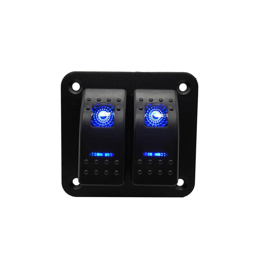 Кемпер-караван для лодки, водонепроницаемый светодиодный кулисный переключатель 12 В/24 В, панель 2, 3, 4, 6, групповой автоматический выключатель