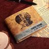 Anime Attack On Titan PU Leather Mens Wallet Jiyuu No Tsubasa Short Purse