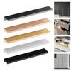 Cabinet Handle Kitchen Cabinet Hardware Durable Construction Rust-Resistant Easy Installation Cabinet Edge Pull with Screws