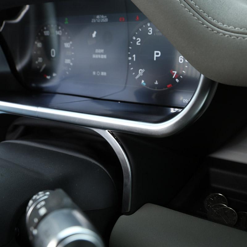 Для Land Rover Defender 110 Стайлинг автомобиля ABS хром/текстура из углеродного волокна украшение на приборную панель автомобиля наклейка на автомобиль