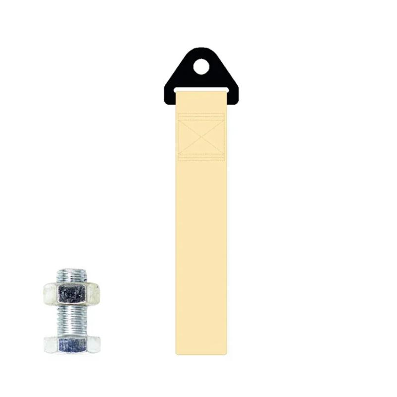 Heavy-Duty Nylon Tow Strap Universal Car Racing Tow Rope Green Black Red 28cm Bumper Trailer Towing Strap Ropes Car Decoration