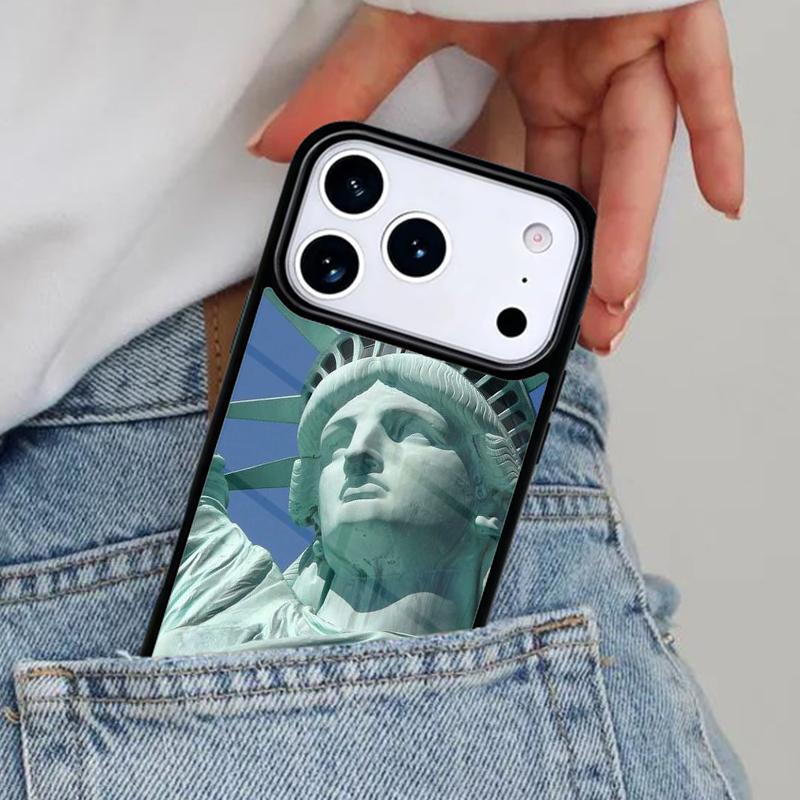 Чехол для телефона «Статуя Свободы» для iPhone 17 Pro Max 12 13 14 15 16e 17 Pro Max Plus Air Cover