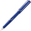 ЛАМИ (Рами) Синяя шариковая ручка Safari Blue - Эргономичная рукоятка и полированный стальной наконечник размера M - Perfec...