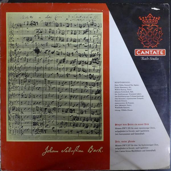 Виниловая пластинка ИОГАНН СЕБАСТЬЯН БАХ - Jesu Meine Freude 641206 Кантата 1961 Барбадос Классика Б/у