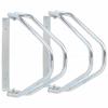 Wall-mounted Bicycle Rack 2 Pcs Galvanized Steel