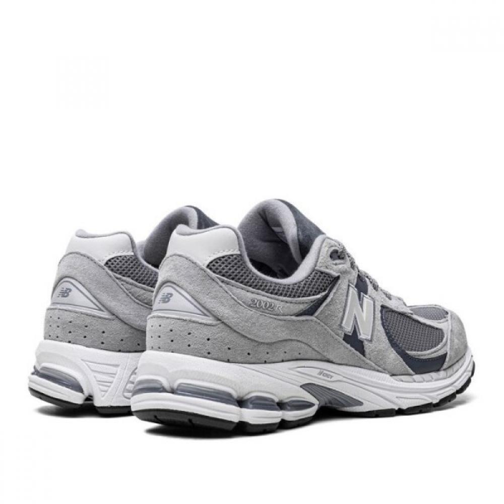 New Balance Серые кожаные замшевые кеды 2002r M2002rst Steel