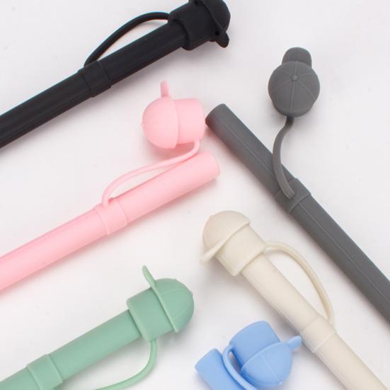 Силиконовый колпачок для соломинки, пыленепроницаемый, многоразовый, соломенный колпачок для чашек, герметичный, брызгозащищенный чехол для соломинки, подходит для различных чашек, экологически чистый аксессуар для соломинки