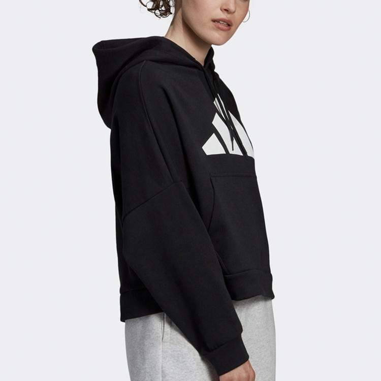 (WMNS) adidas Sports Stylish Hoodie Black Women's FS2451