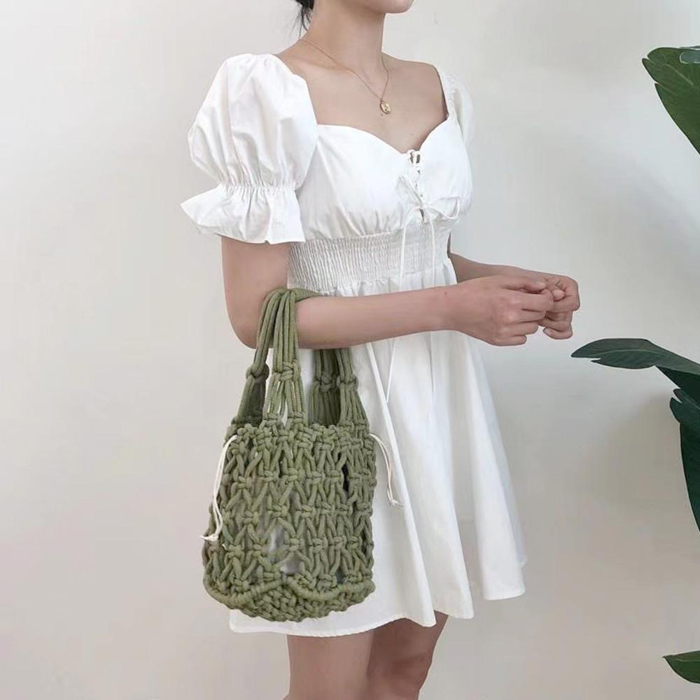 MATTIERE MT_23605 Knit Tote Bag Net Knit Bag