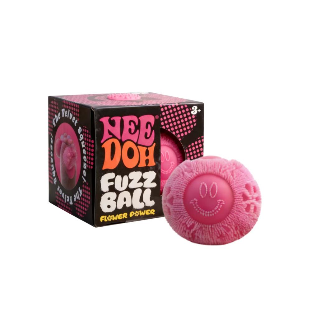 Новая мягкая игрушка-антистресс Nee Doh Fuzz Ball, сжимаемая, мягкая, пушистая, Цветочная Сила, портативная, для снятия стресса, уменьшает тревожность, фиджет, сквиши, украшение, подарок
